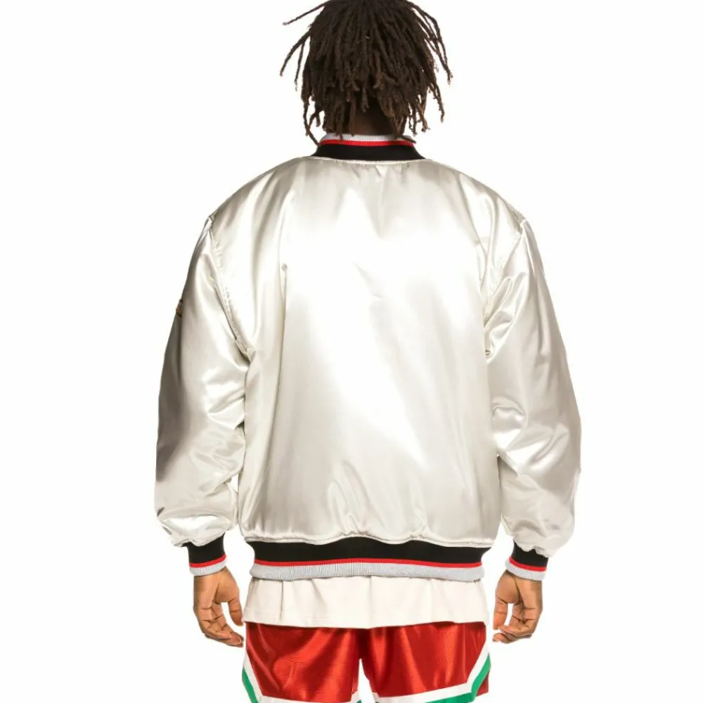 Grimey Chaqueta Satinada Reversible "The Loot" - White | Spring 21 Fashion