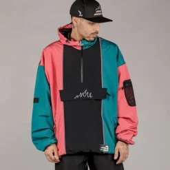 Grimey Chubasquero Snow Fox - Black | Winter 22 Sale