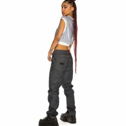 Grimey Crop Top Chica Acknowledge Ss20 Silver Flash Sale