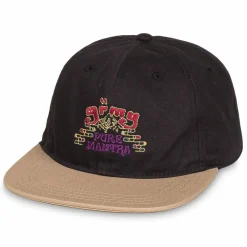 Grimey Gorra "Lust Mantra" Curved Visor Cap - Black | Fall 22 Discount