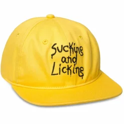 Grimey Gorra Sucking And Licking Unstructured Cap Ss19 Yellow Clearance