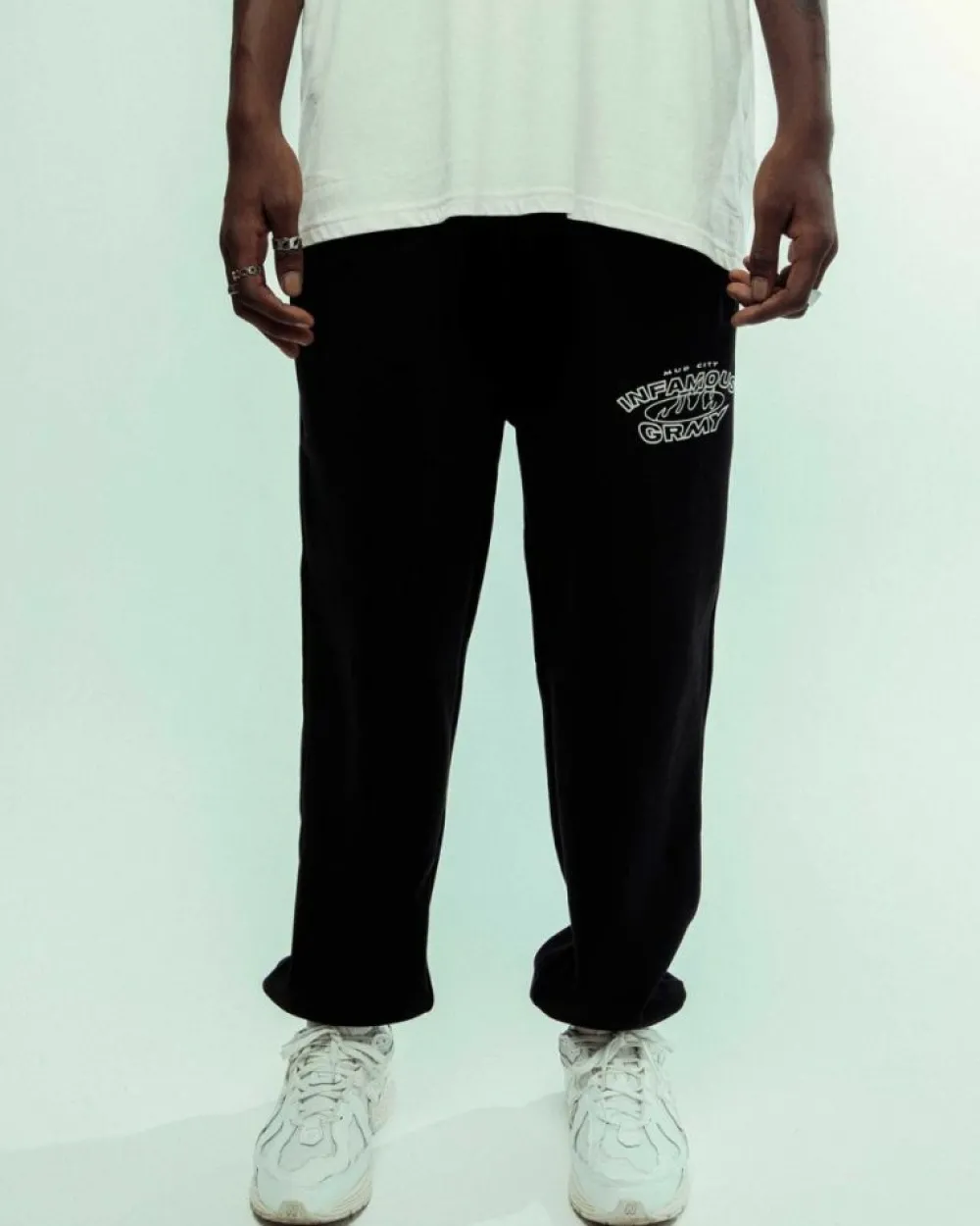 Grimey Madrid The Connoisseur Heavyweight Sweatpants Black | Fw23 Best