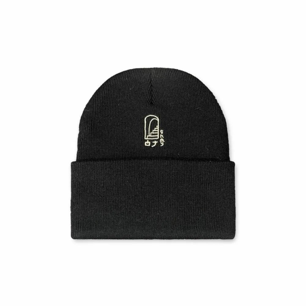 Grimey Vita Deorum (Grmy X Oj) Beanie - Black | Fw23 Sale