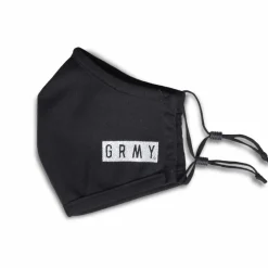 Grimey Mascarilla Box Logo Silver Fw20 Black Shop