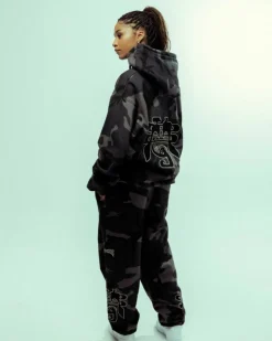 Grimey Panalon Chandal All Over Print Tusker Temple - Black | Fw23 Store