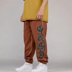 Grimey Pantalon Chandal Fire Route - Brown | Spring 23 Outlet