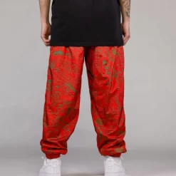 Grimey Pantalon Chandal The Toughest Satin Red | Spring 23 New