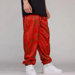 Grimey Pantalon Chandal The Toughest Satin Red | Spring 23 New