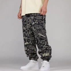 Grimey Pantalon Chandal The Toughest - Black | Spring 23 Best Sale