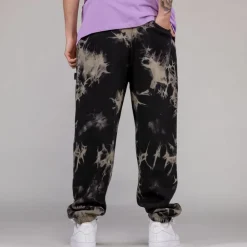 Grimey Pantalon Chandal Ufollow Bleached - Black | Spring 23 Flash Sale