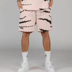 Grimey Pantalon Corto Cloven Tongues All Over Print - Cream | Summer 23 Store