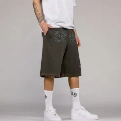 Grimey Pantalon Corto Fire Route - Black | Spring 23 Flash Sale