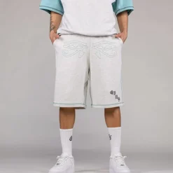 Grimey Pantalon Corto Fire Route - Sport Grey | Spring 23 Fashion