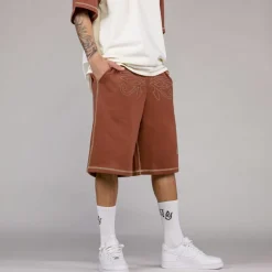 Grimey Pantalon Corto Fire Route - Brown | Spring 23 Sale