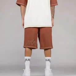 Grimey Pantalon Corto Fire Route - Brown | Spring 23 Sale