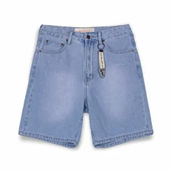 Grimey Pantalon Corto The Toughest - Washed Light Blue | Spring 23 Cheap