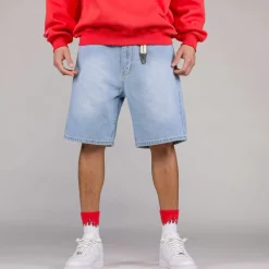 Grimey Pantalon Corto The Toughest - Washed Light Blue | Spring 23 Cheap