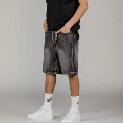 Grimey Pantalon Corto The Toughest - Washed Black | Spring 23 Cheap