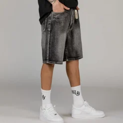 Grimey Pantalon Corto The Toughest - Washed Black | Spring 23 Cheap