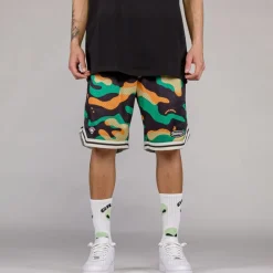 Grimey Pantalon Corto Ufollow Mesh Basket - Black | Spring 23 Clearance