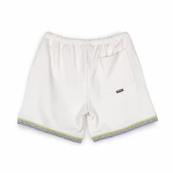Grimey Pantalon Corto Ufollow Grmy - White | Spring 23 Cheap