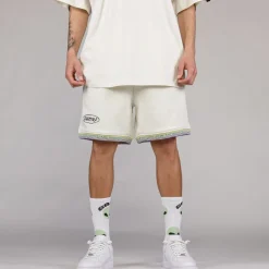 Grimey Pantalon Corto Ufollow Grmy - White | Spring 23 Cheap