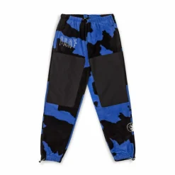 Grimey Pantalon Back At You All Over Print Polar Fleece - Royal Blue | Fw23 Cheap