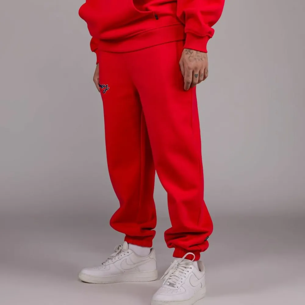 Grimey Pantalon "Dust Storm" - Red | Fall 22 Best Sale