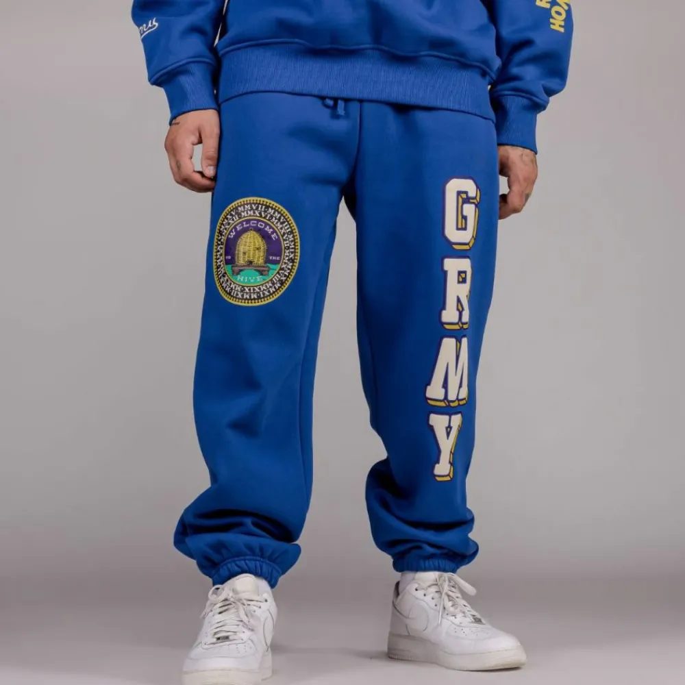 Grimey Pantalon "Hive Heavyweight"- Blue | Fall 22 New