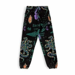 Grimey Pantalon Lost Boys All Over Jacquard Sweatpants - Black | Winter 22 Outlet