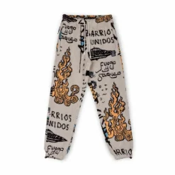 Grimey Pantalon Lost Boys All Over Sweatpants - Cream | Winter 22 Hot