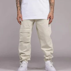 Grimey Pantalon Snow Fox Canvas - Cream | Winter L 22 New