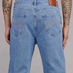 Grimey Pantalon Snow Fox - Washed Blue | Winter L 22 Fashion