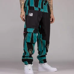 Grimey Pantalon Snow Fox All Over Print Polar Fleece - Blue | Winter L 22 Sale