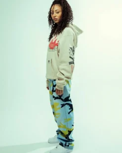 Grimey Pantalon Vaquero The Strait Talk All Over Print Camo Regular - Washed Camo | Fw23 Sale