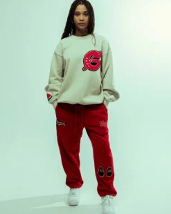 Grimey Panttalon Chandal Nablus - Dark Red | Fw23 Hot