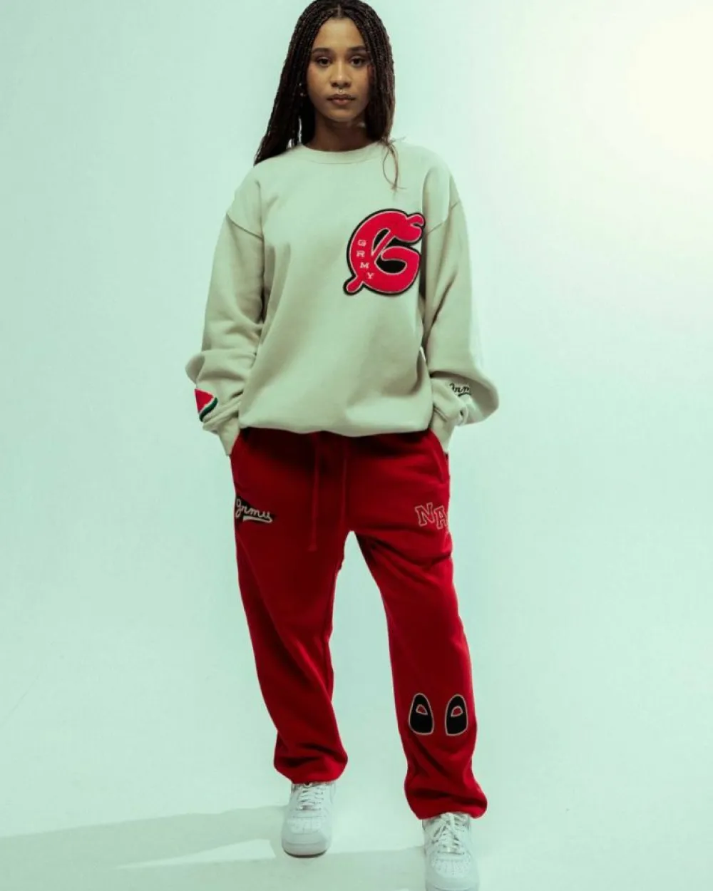 Grimey Panttalon Chandal Nablus - Dark Red | Fw23 Hot