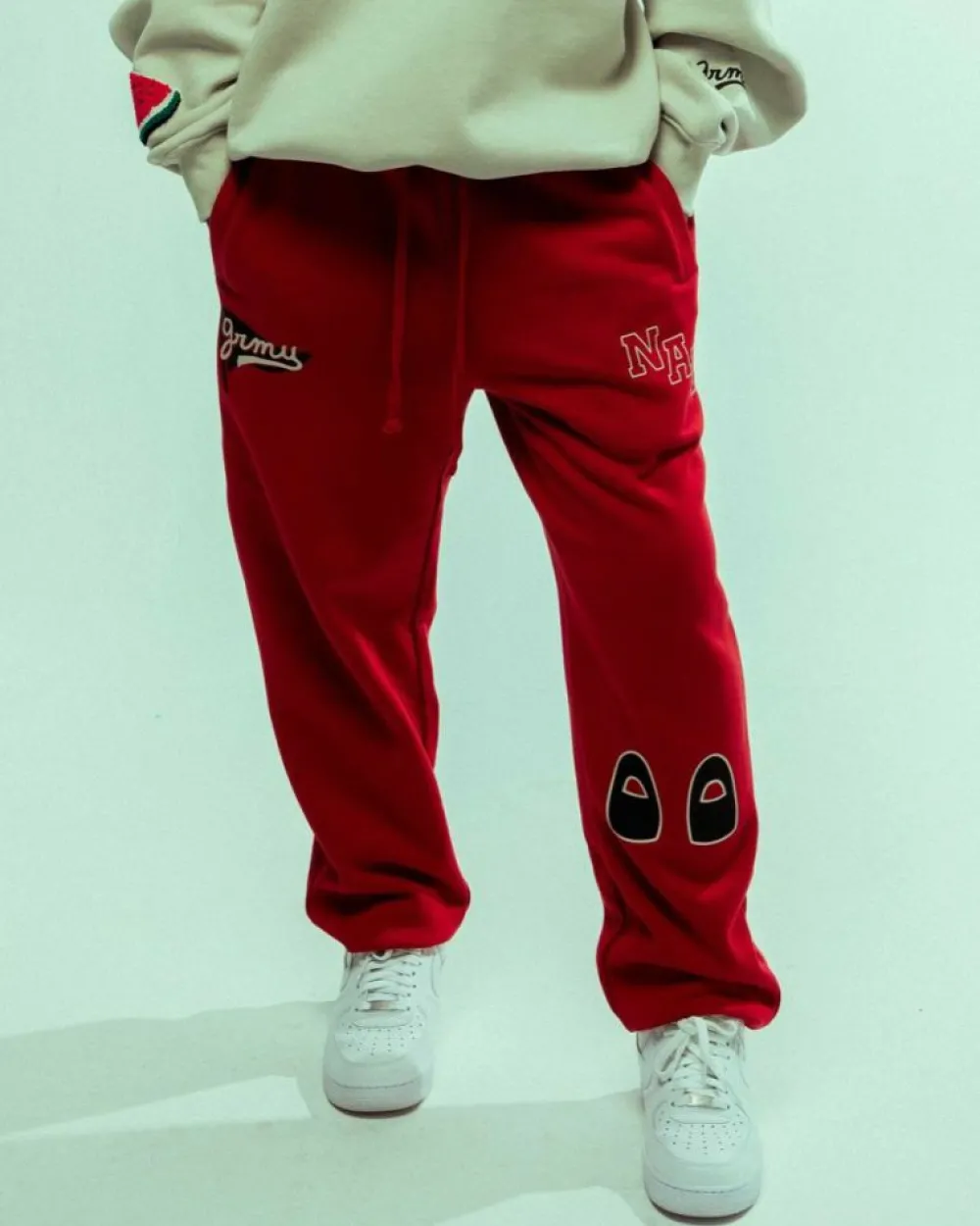 Grimey Panttalon Chandal Nablus - Dark Red | Fw23 Hot