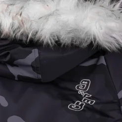 Grimey Parka All Over Print Tusker Temple Puffer - Black | Fw23 Flash Sale