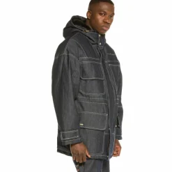 Grimey Parka Nite Marauder Fw20 Indigo Blue New