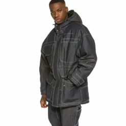 Grimey Parka Nite Marauder Fw20 Indigo Blue New
