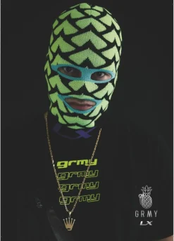 Grimey Pasamontanas Lx X Grmy Fw19 Yellow Flash Sale