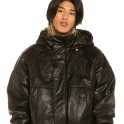 Grimey Pullover "Les Memories" Pu Leather - Black | Winter 21 Store