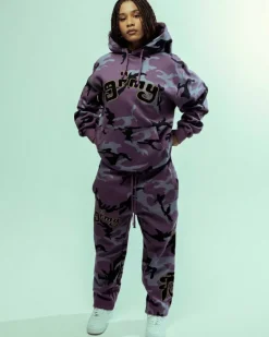 Grimey Sudadera Capucha All Over Print Tusker Temple Vintage - Purple | Fw23 New