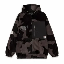 Grimey Sudadera Capucha Back At You All Over Print Polar - Black | Fw23 Shop
