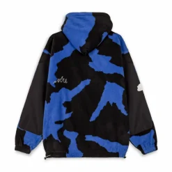 Grimey Sudadera Capucha Back At You All Over Print Polar - Royal Blue | Fw23 Discount