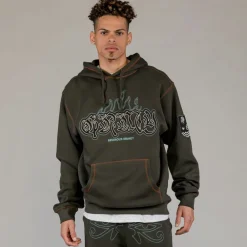 Grimey Sudadera Capucha Fire Route - Black | Spring 23 Outlet
