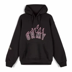 Grimey Sudadera Capucha Melted Stone Vintage - Black | Fw23 Clearance