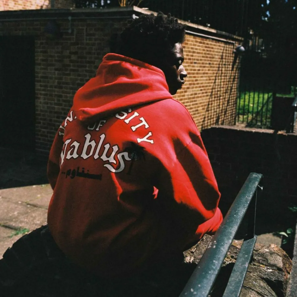 Grimey Sudadera Capucha Nablus Vintage - Dark Red | Fw23 Online