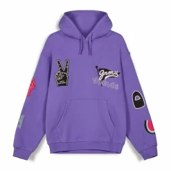 Grimey Sudadera Capucha Nablus Vintage - Purple | Fw23 Discount
